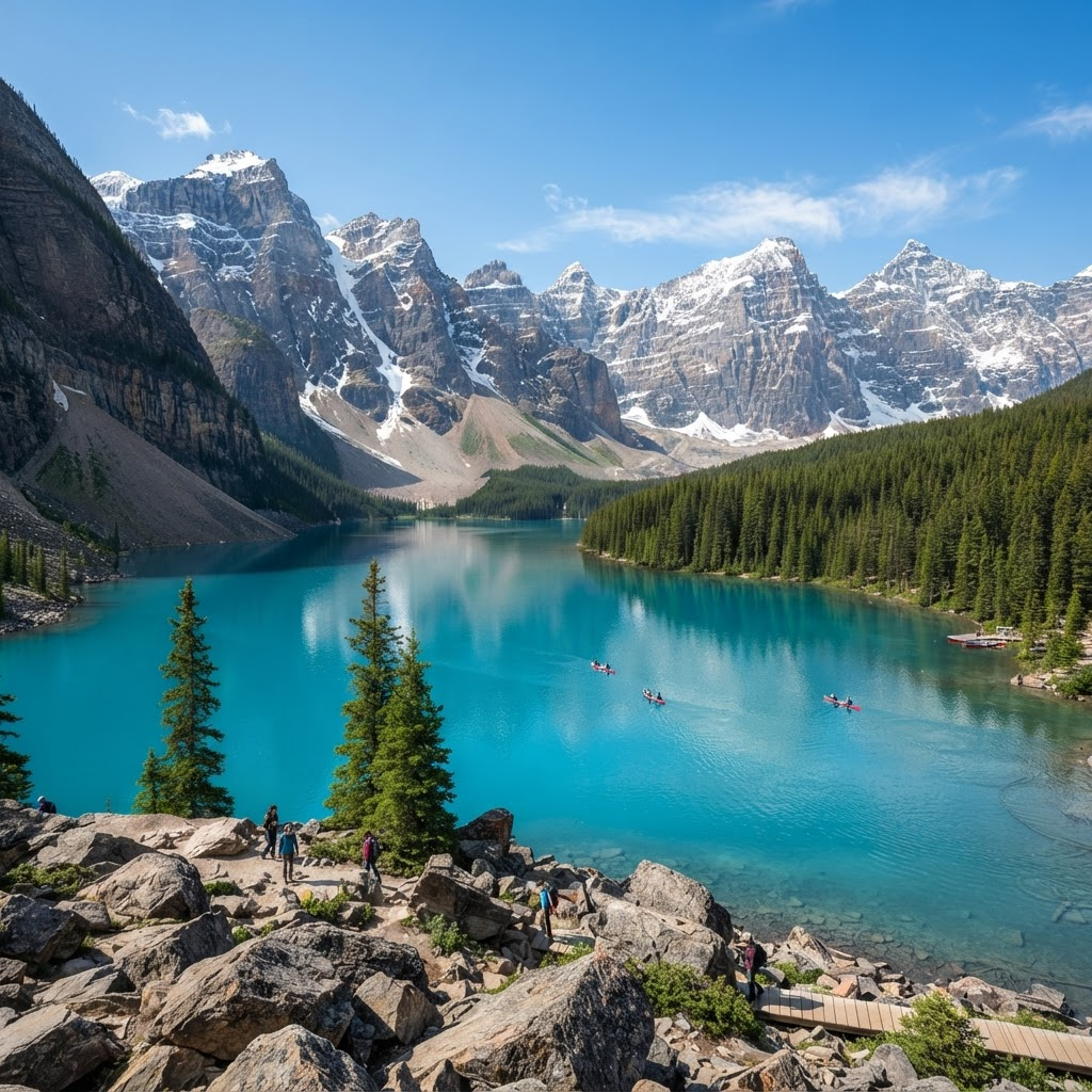 Iconic scenery from Canada