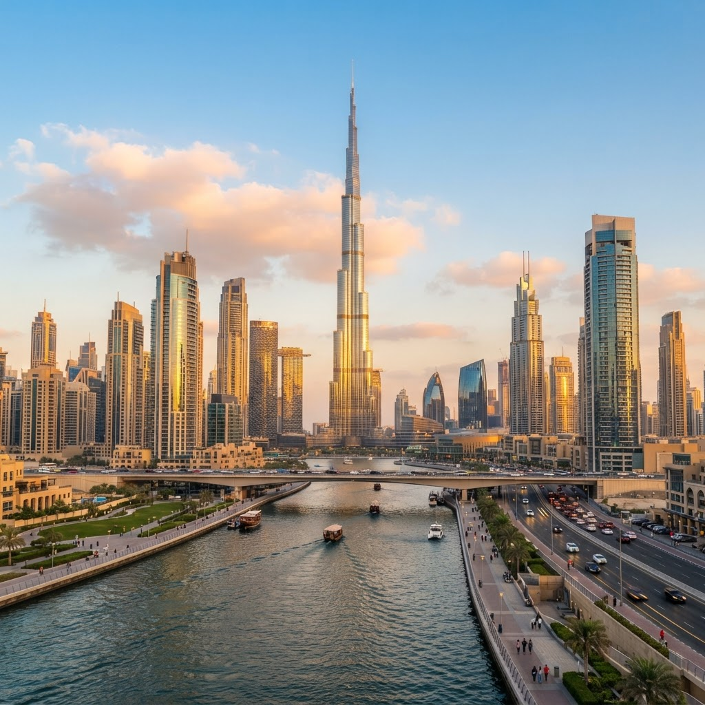 Iconic scenery from United Arab Emirates