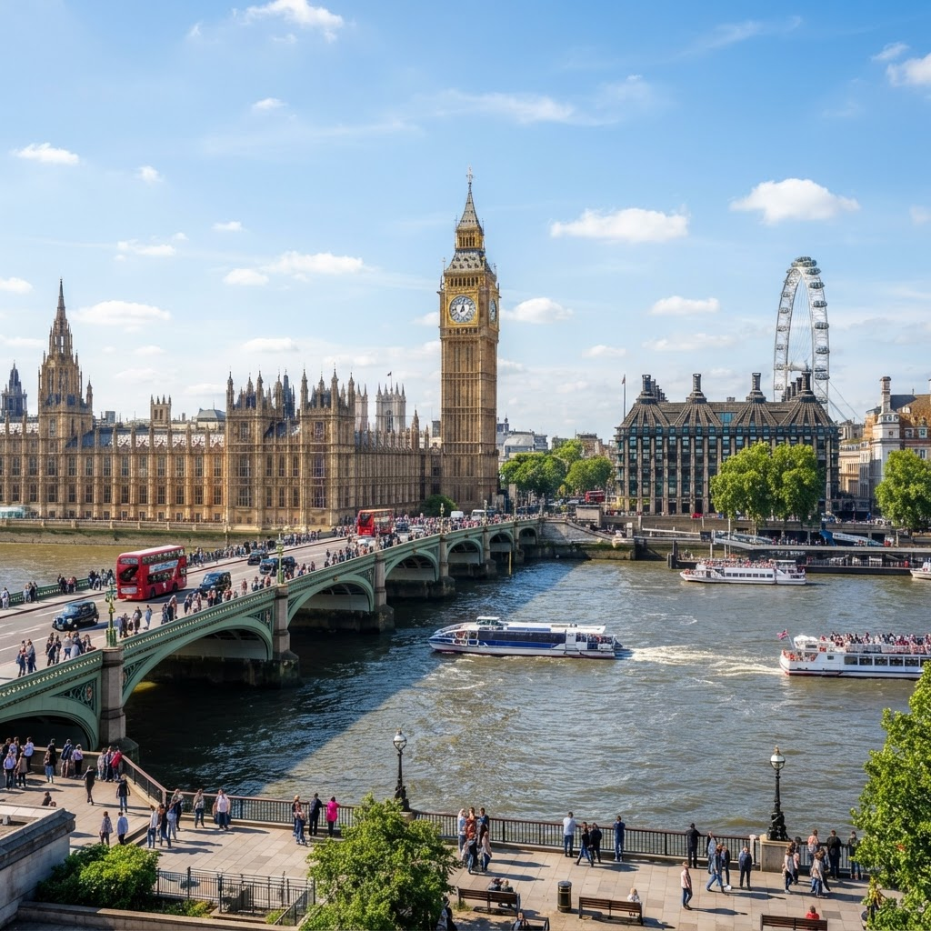 Iconic scenery from United Kingdom